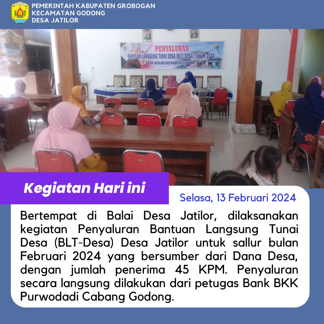 BLT Desa Februari 2024