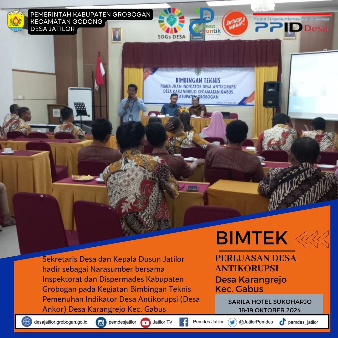 Bimtek Desa Ankor Karangrejo