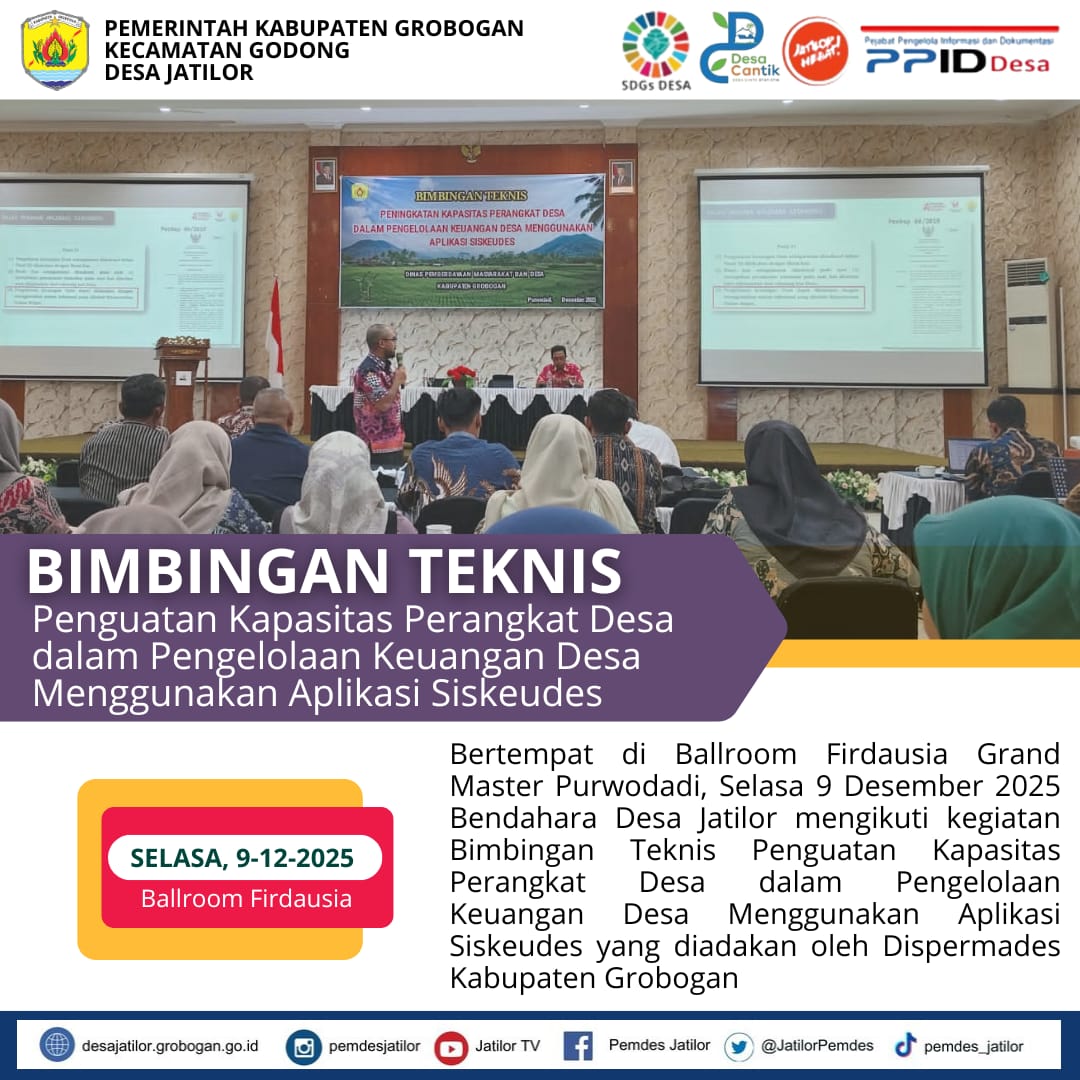 Bimtek Pengelolaan Keuangan Desa siskeudes 2025