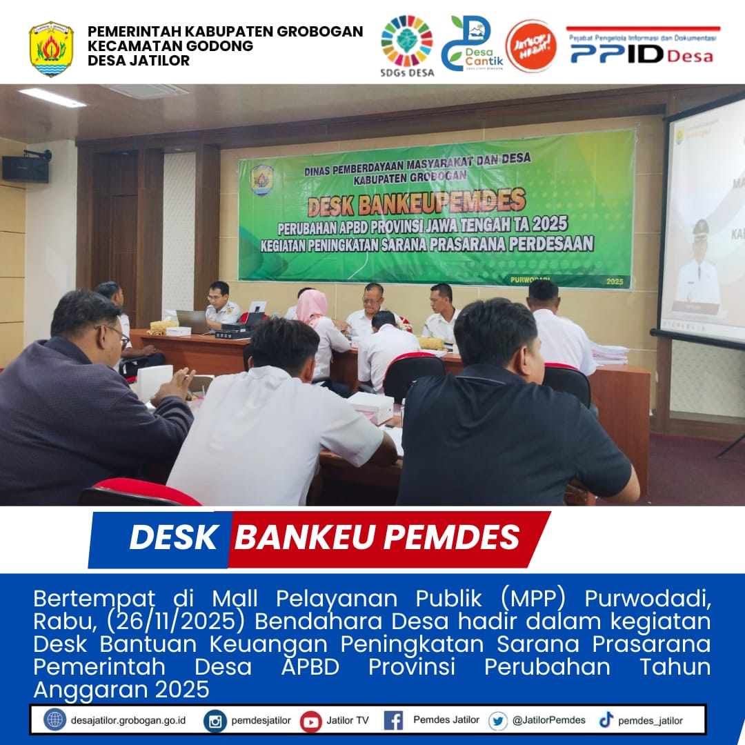 Desk Bankeu Pemdes Perubahan 2025
