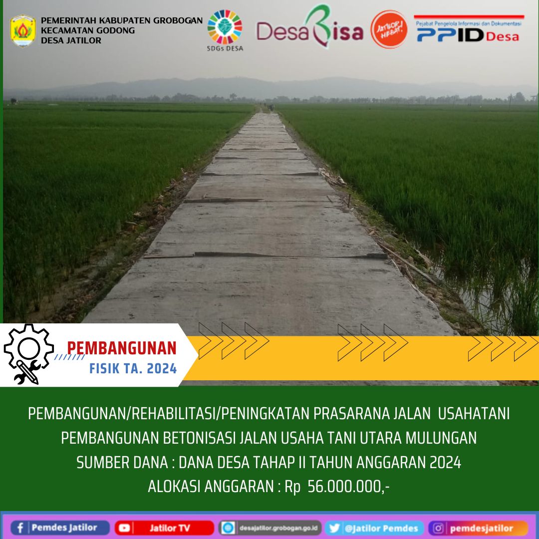 JUT Utara Mulungan 2024