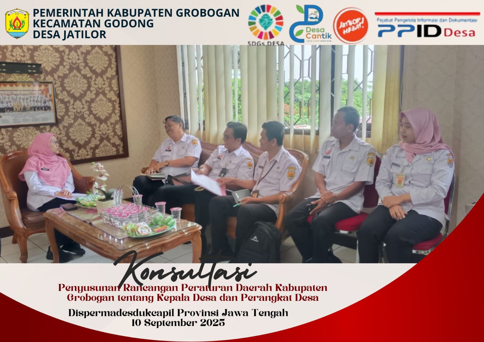 Konsultasi Raperda Kades