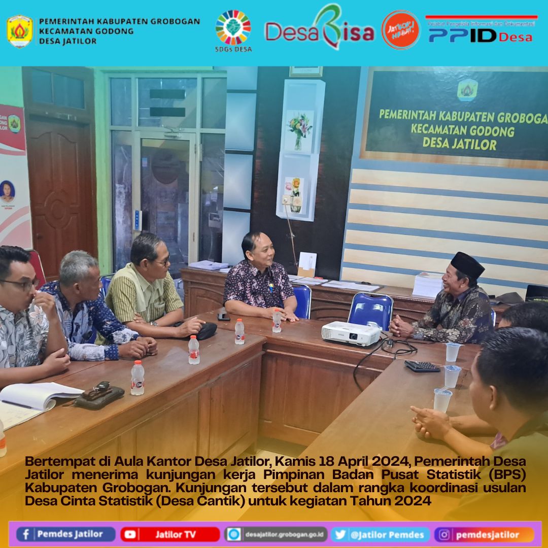 Kunjungan BPS Rencana Desa Cantik2024