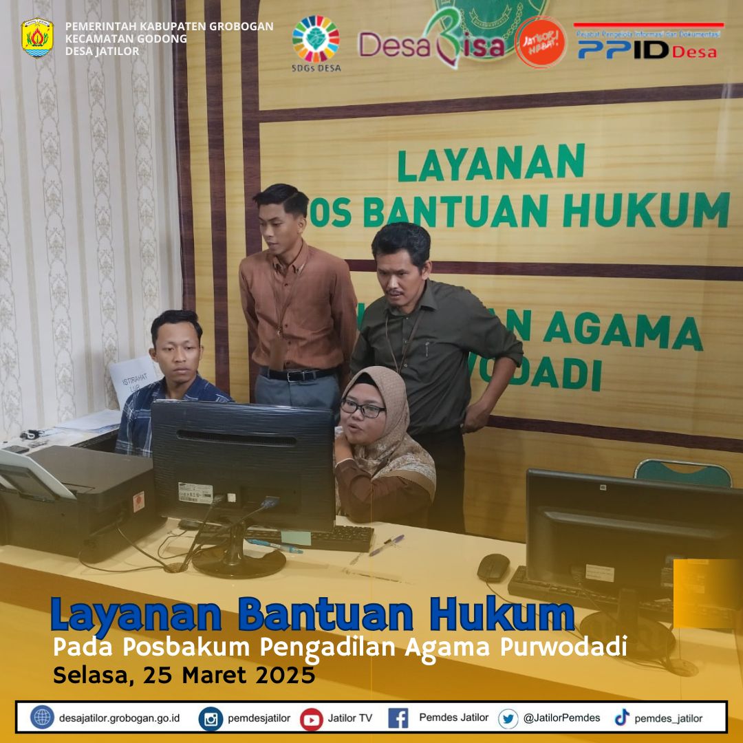 Layanan bantuan Hukum di PA 250325