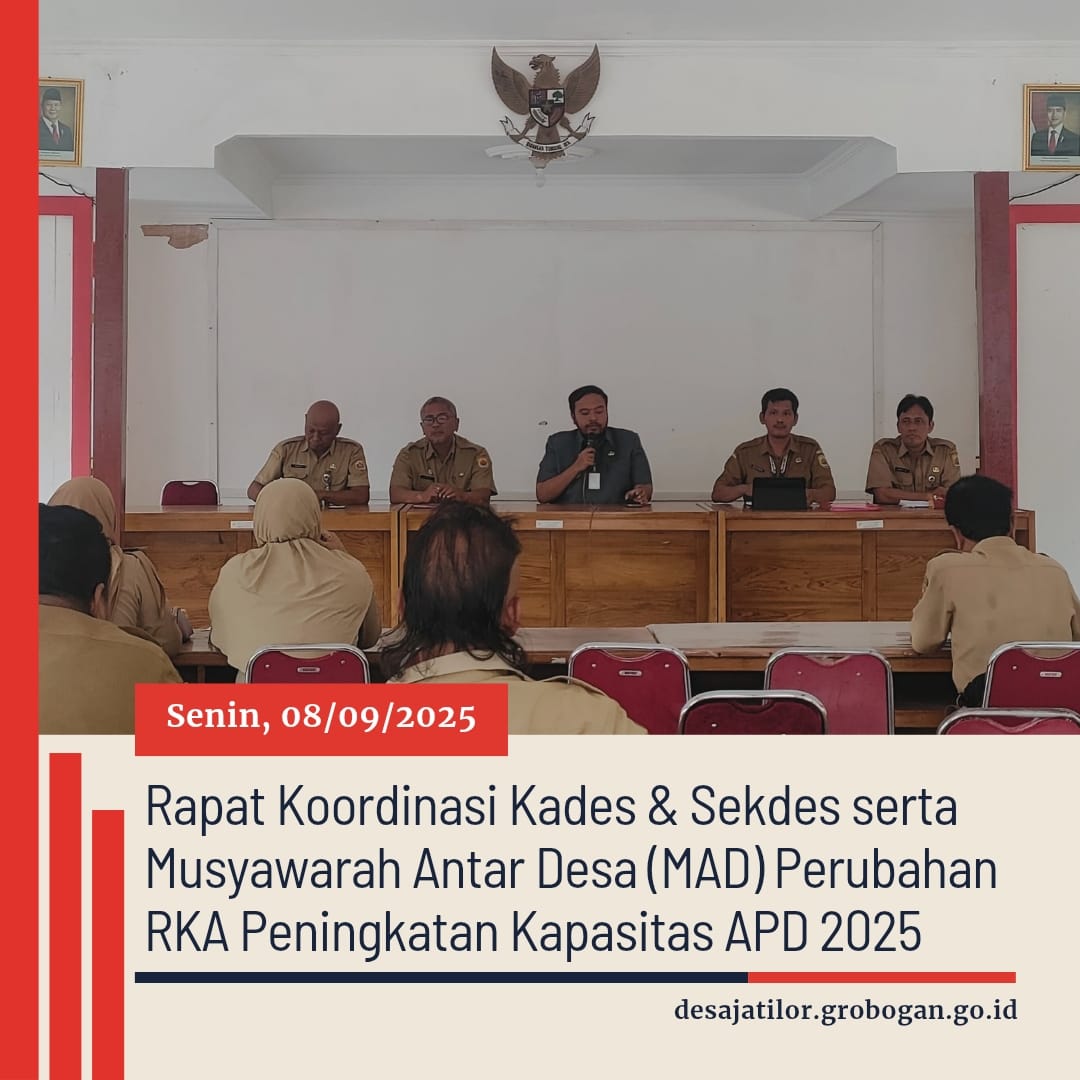 MAD Perubahan RKA 2025