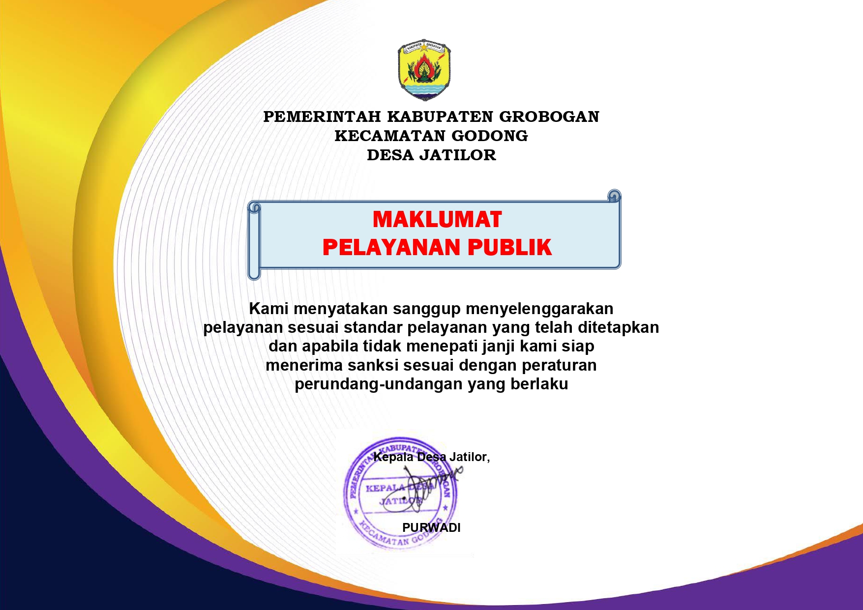 MAKLUMAT PELAYANAN JATILOR page 0001