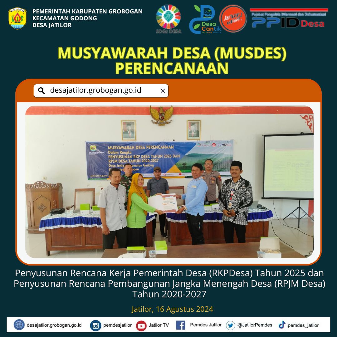 Musdes Perencanaan RPJMDesa 2020 2027