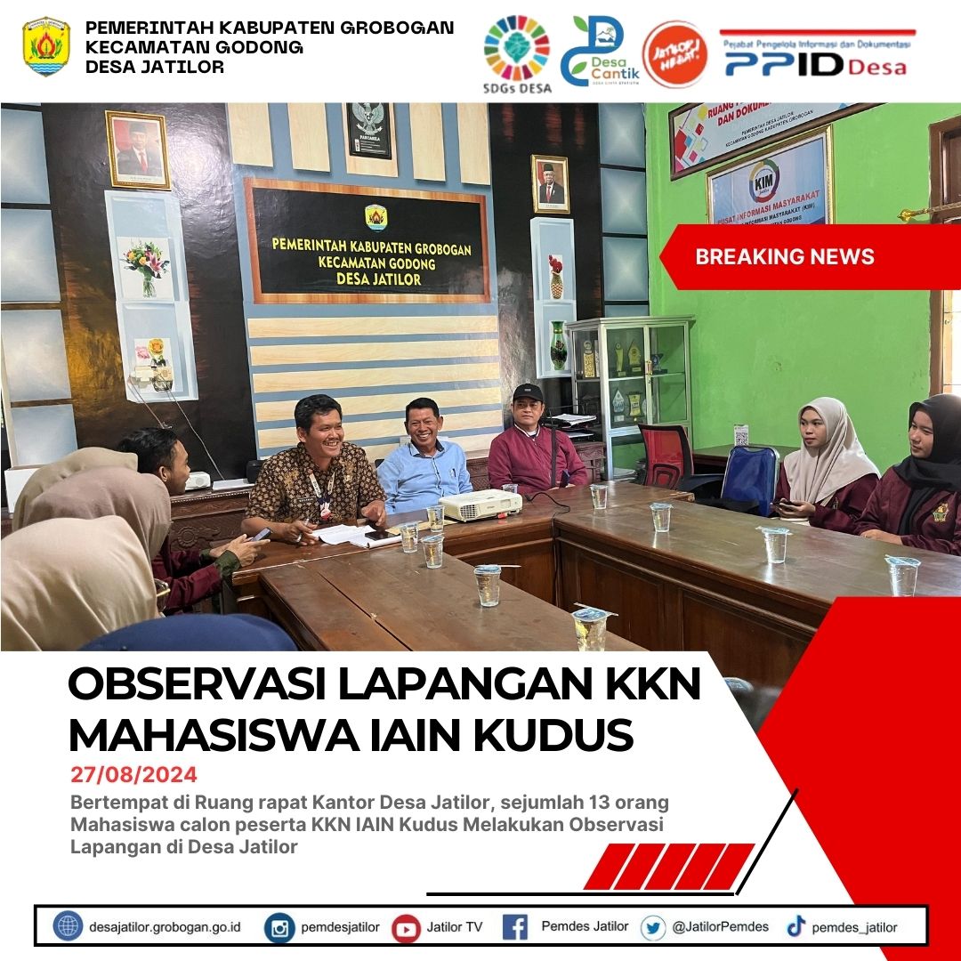 Observasi lap KKN IAIN Kudus 2024