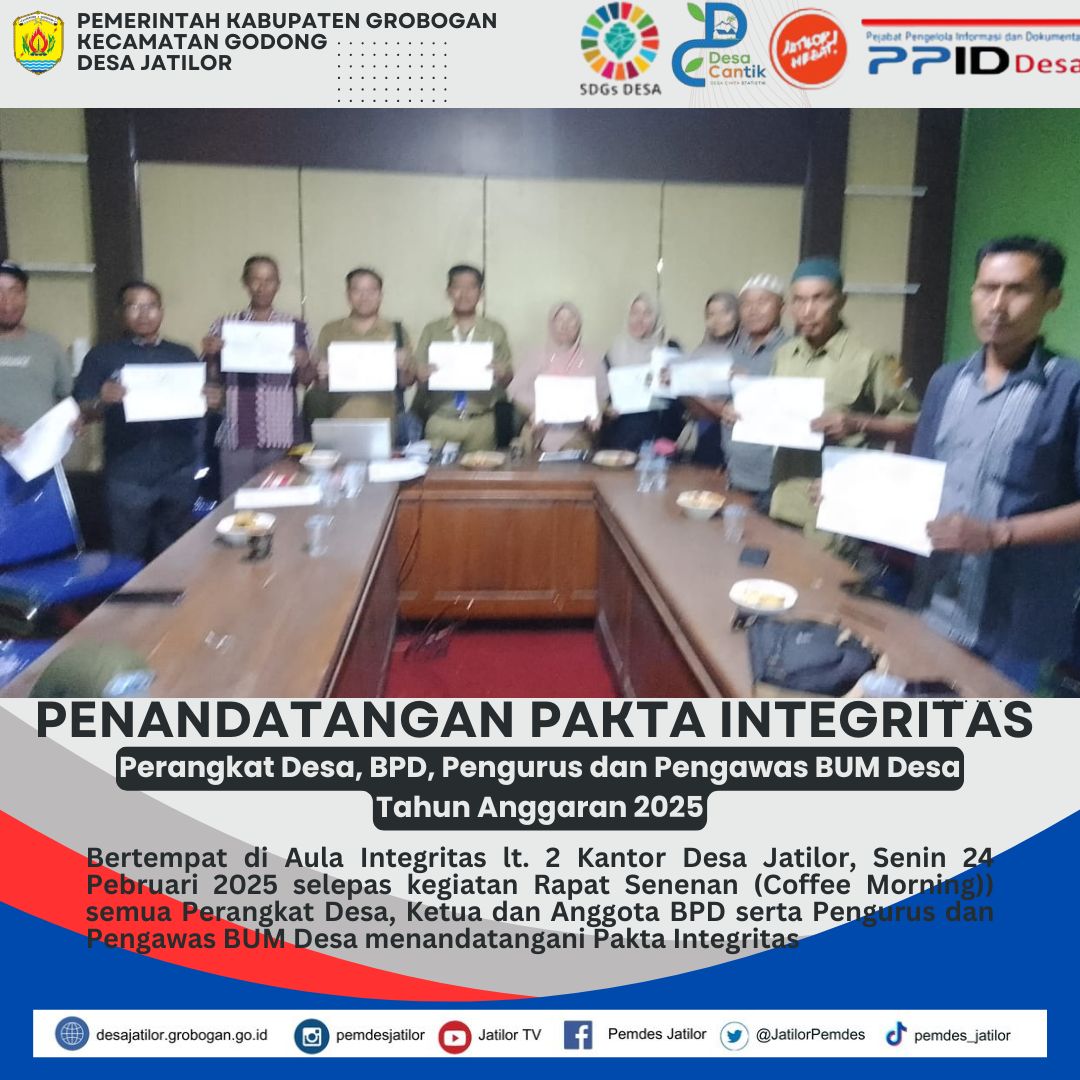 Penandatanganan PI 2025