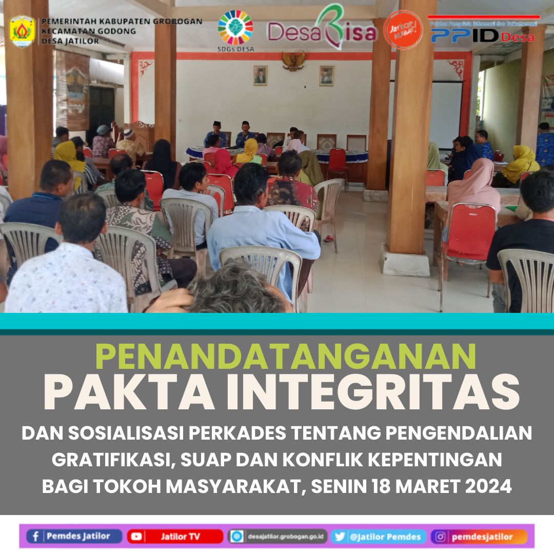 Penandatanganan Pakta Integritas2024