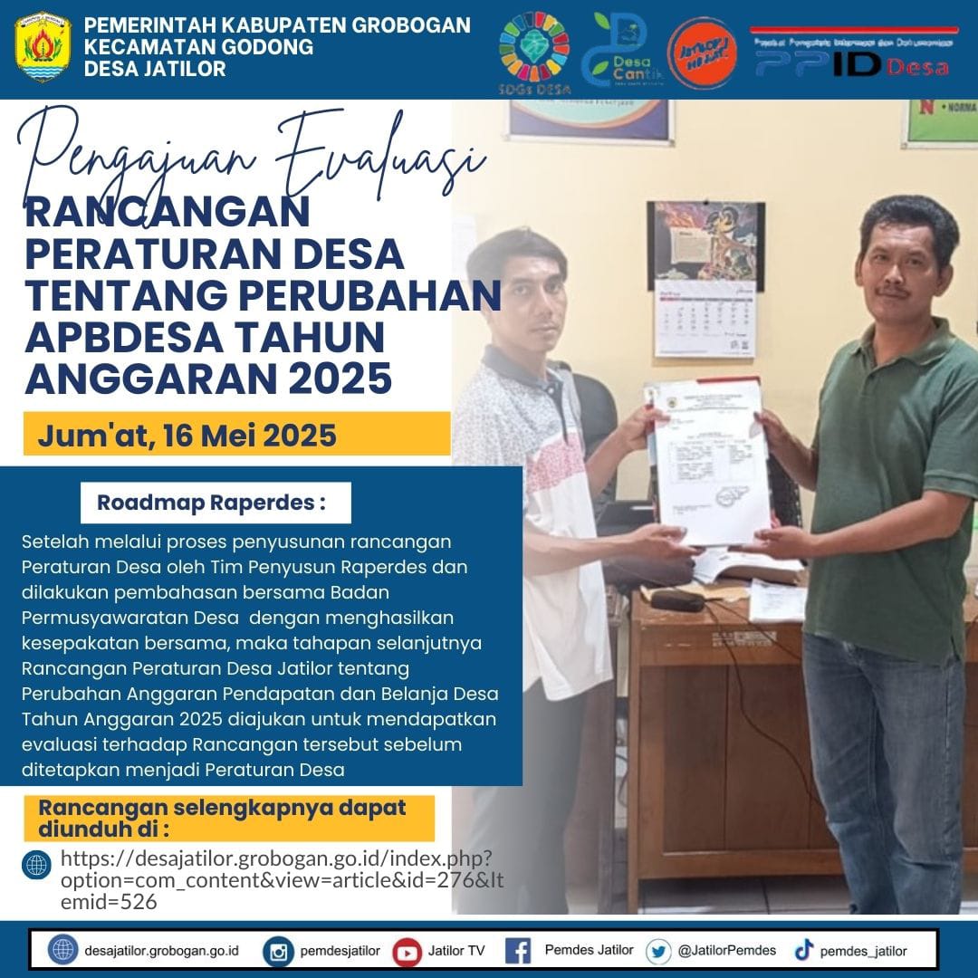 Pengajuan Evaluasi Perubahan APBDesa 2025