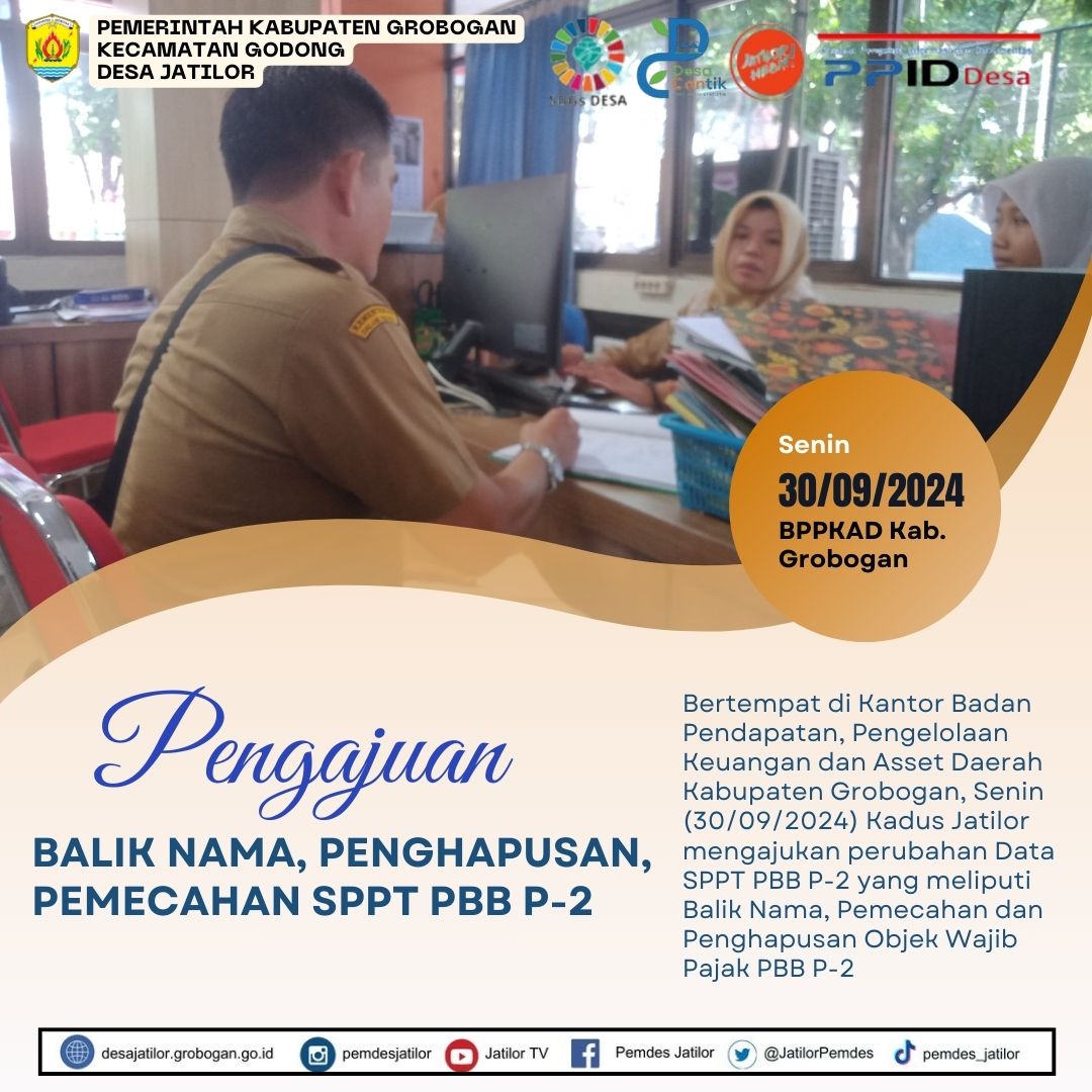 Pengajuan Perub SPPT 2024