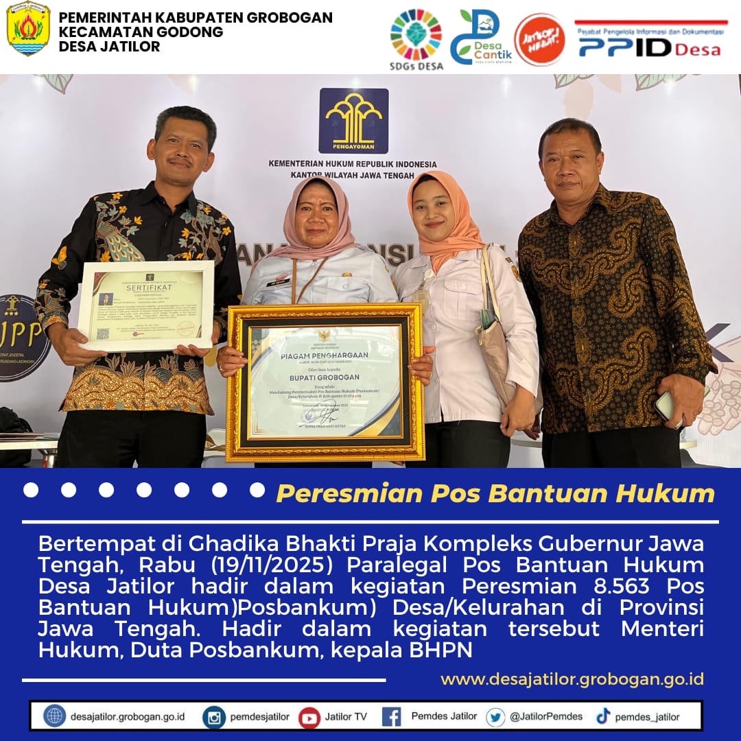 Peresmian Posbankum di Jateng