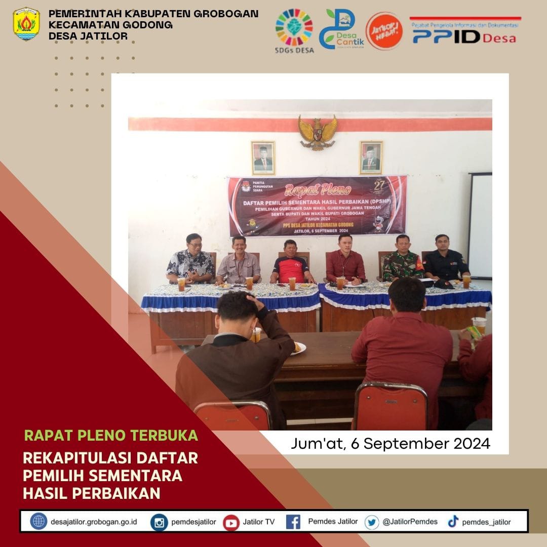 Pleno PPS DPSHP Pilkada 2024