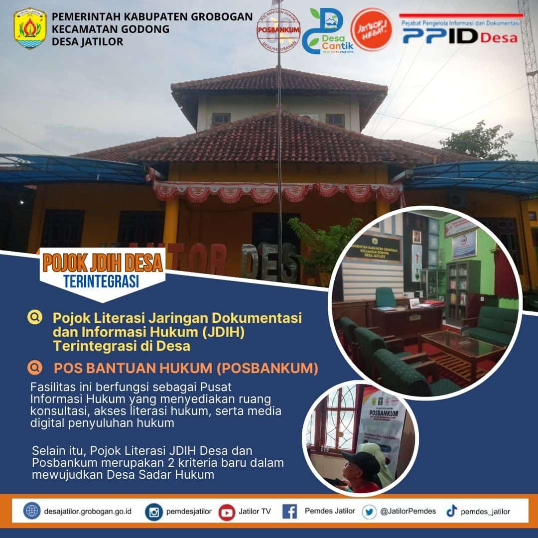 Pojok Literasi JDIH Desa dan Posbankum