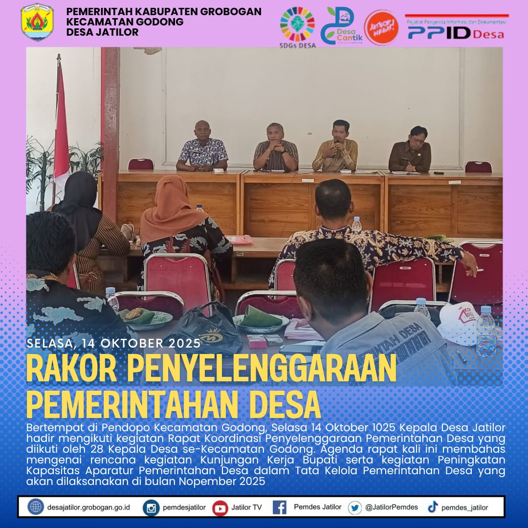 Rakor Kades Penyelenggaraan Pemdes 20251014
