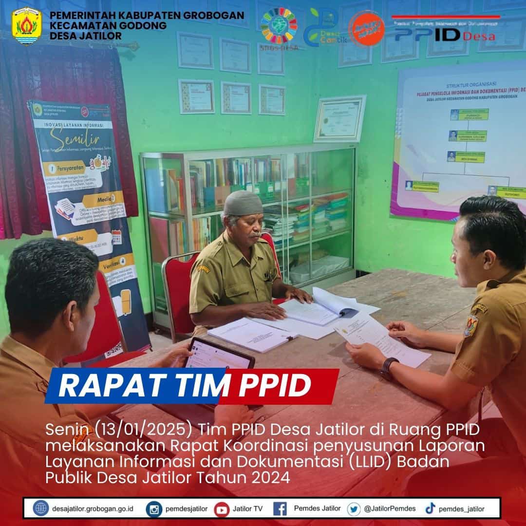 Rakor PPID 20250113 Penyusunan LLID 2024
