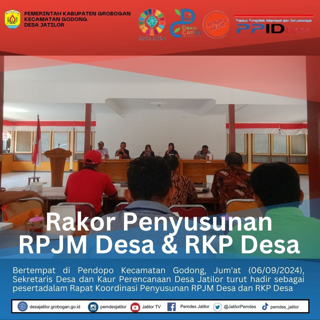 Rakor Penyusunan RPJMDesa RKPDesa