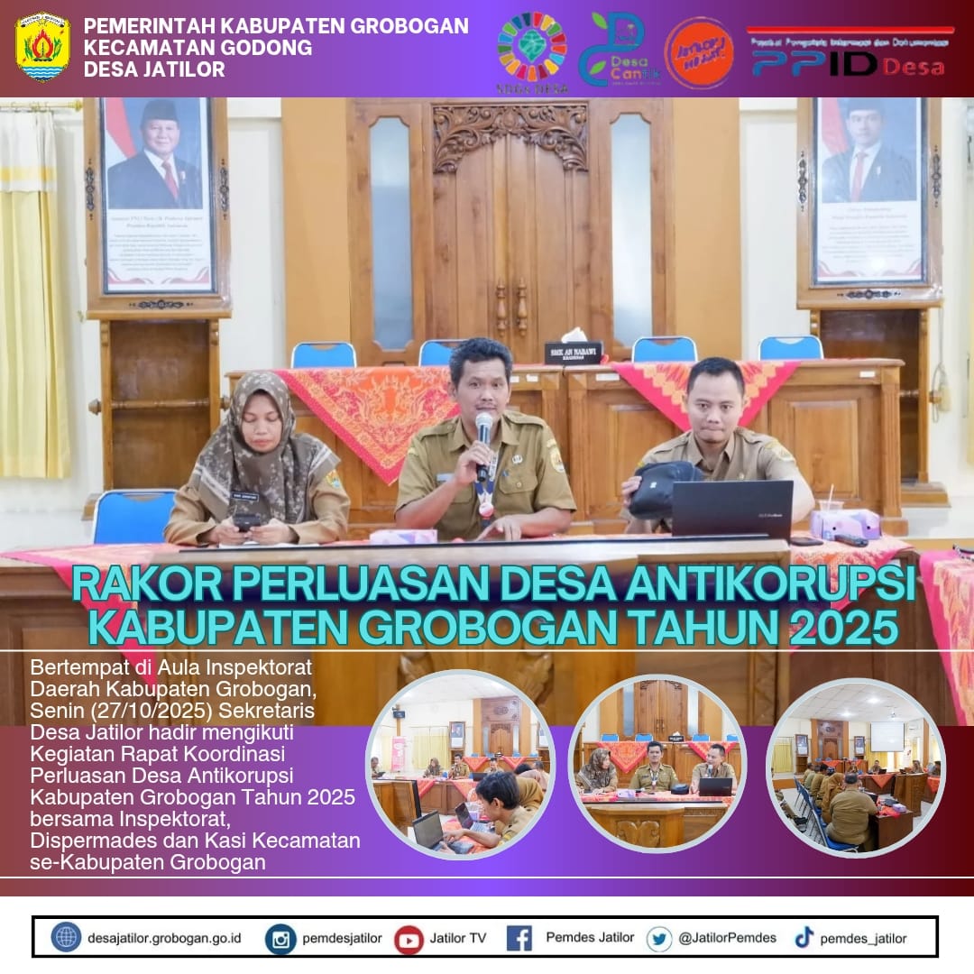 Rakor Perluasan Desa Ankor Kab Grobogan 2025