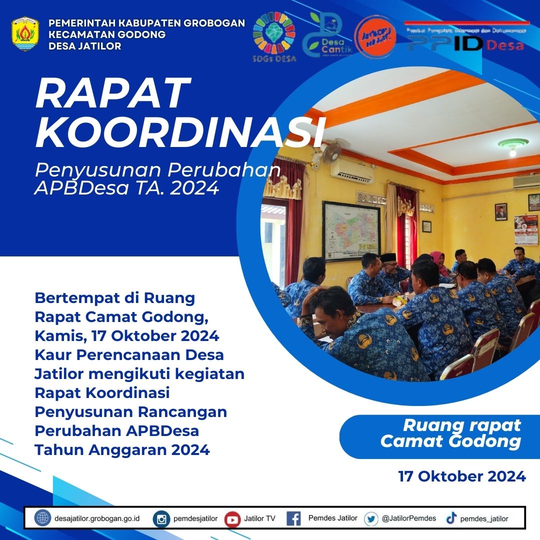 Rakor sekdes Perub APBDesa 2024