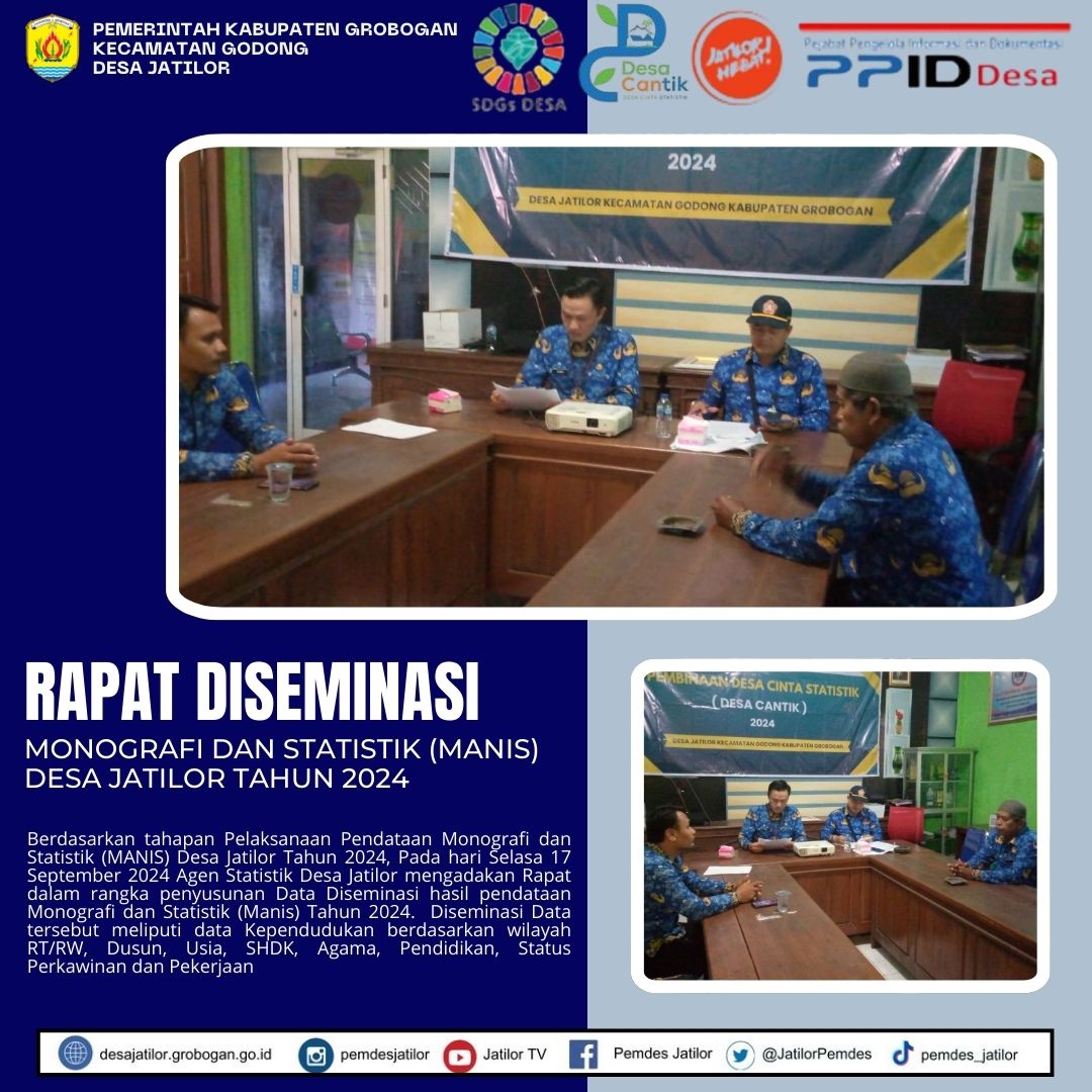 Rapat Diseminasi MANIS 2024
