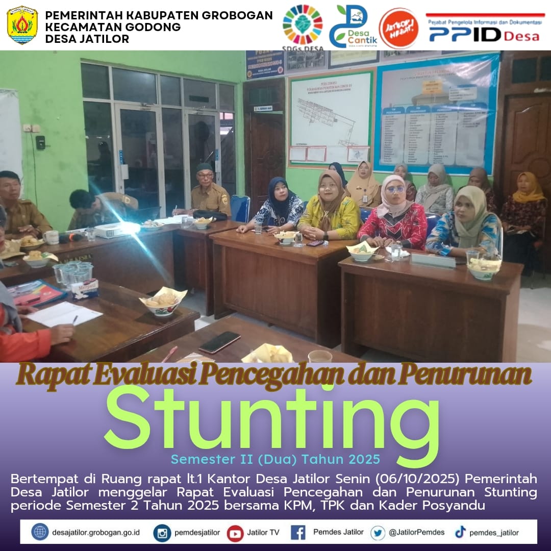 Rapat Evaluasi Pencegahan Stunting Semester II Tahun 2025