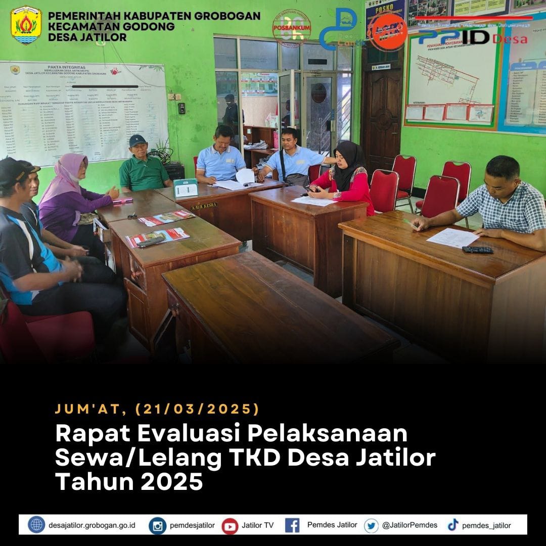 Rapat Evaluasi Sewa TKD 2025