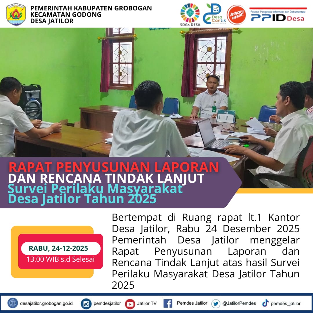 Rapat Laporan Survei Perilaku 2025