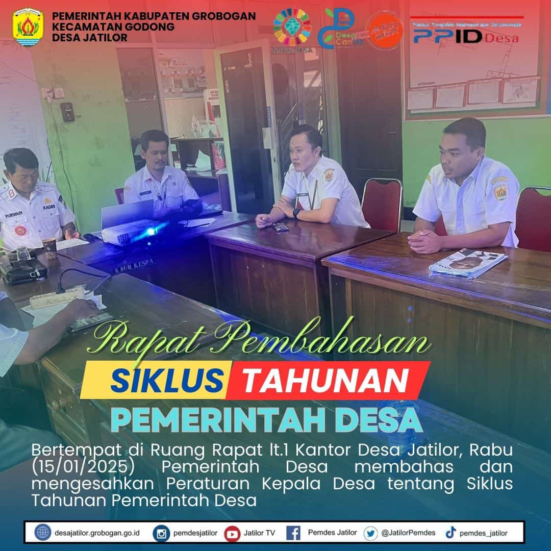 Rapat Pembahasan Raperkades Siklus Tahunan Pemdes