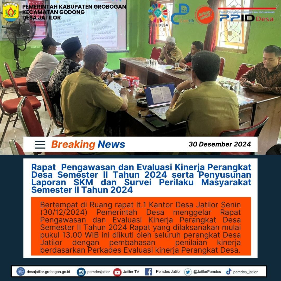 Rapat Pengawasan Kinerja SKM 2024 semester 2