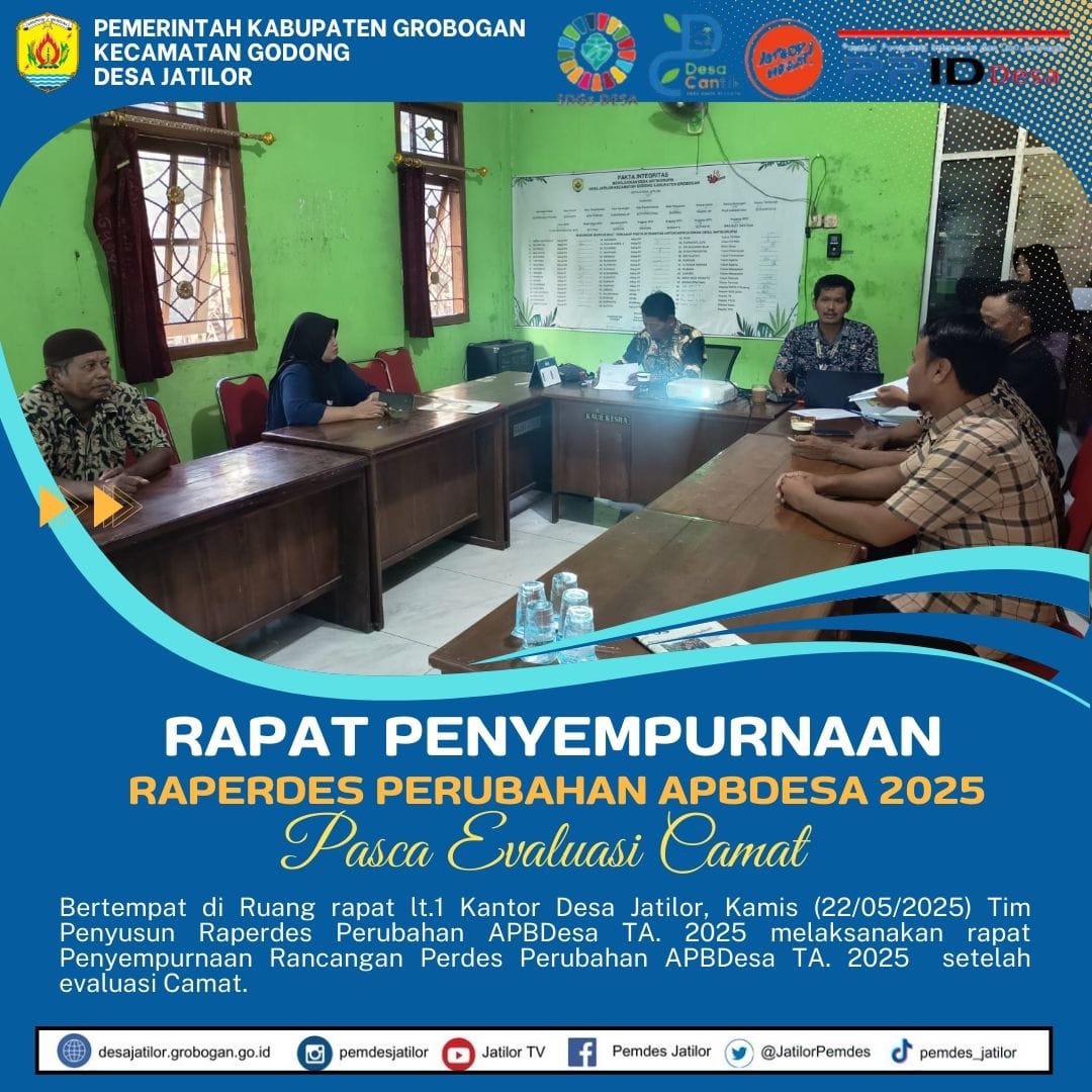 Rapat Penyempurnaan Raperdees Perub APBDesa 2025