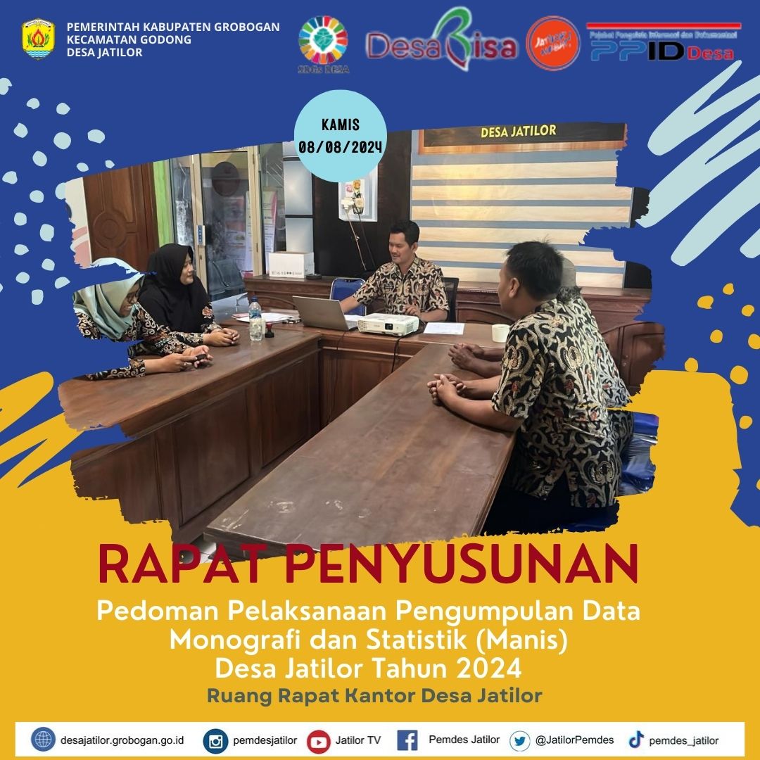 Rapat Penyusunan Pedoman Pengumpulan Data