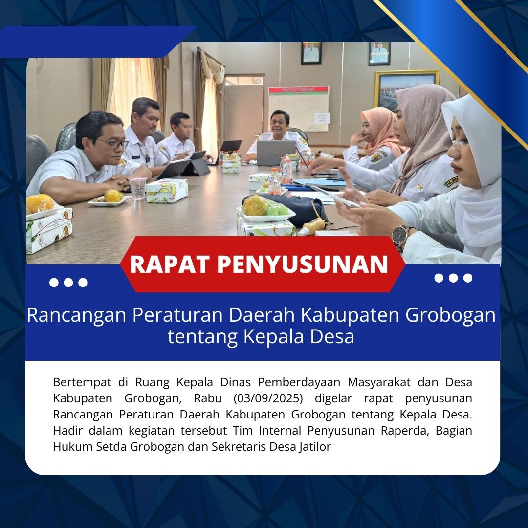 Rapat Penyusunan Raperda Kades