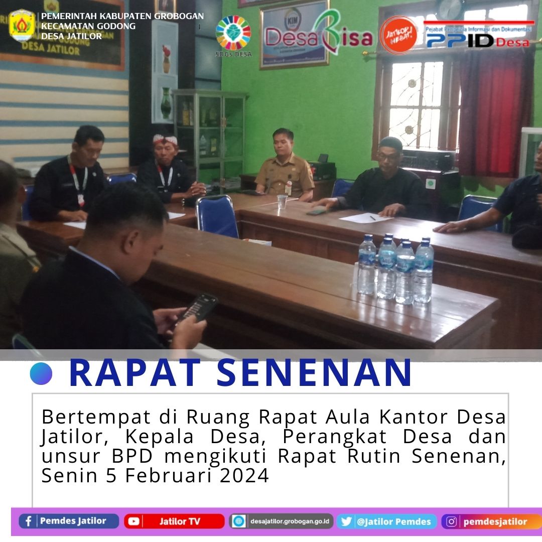 Rapat Senenan 20240205