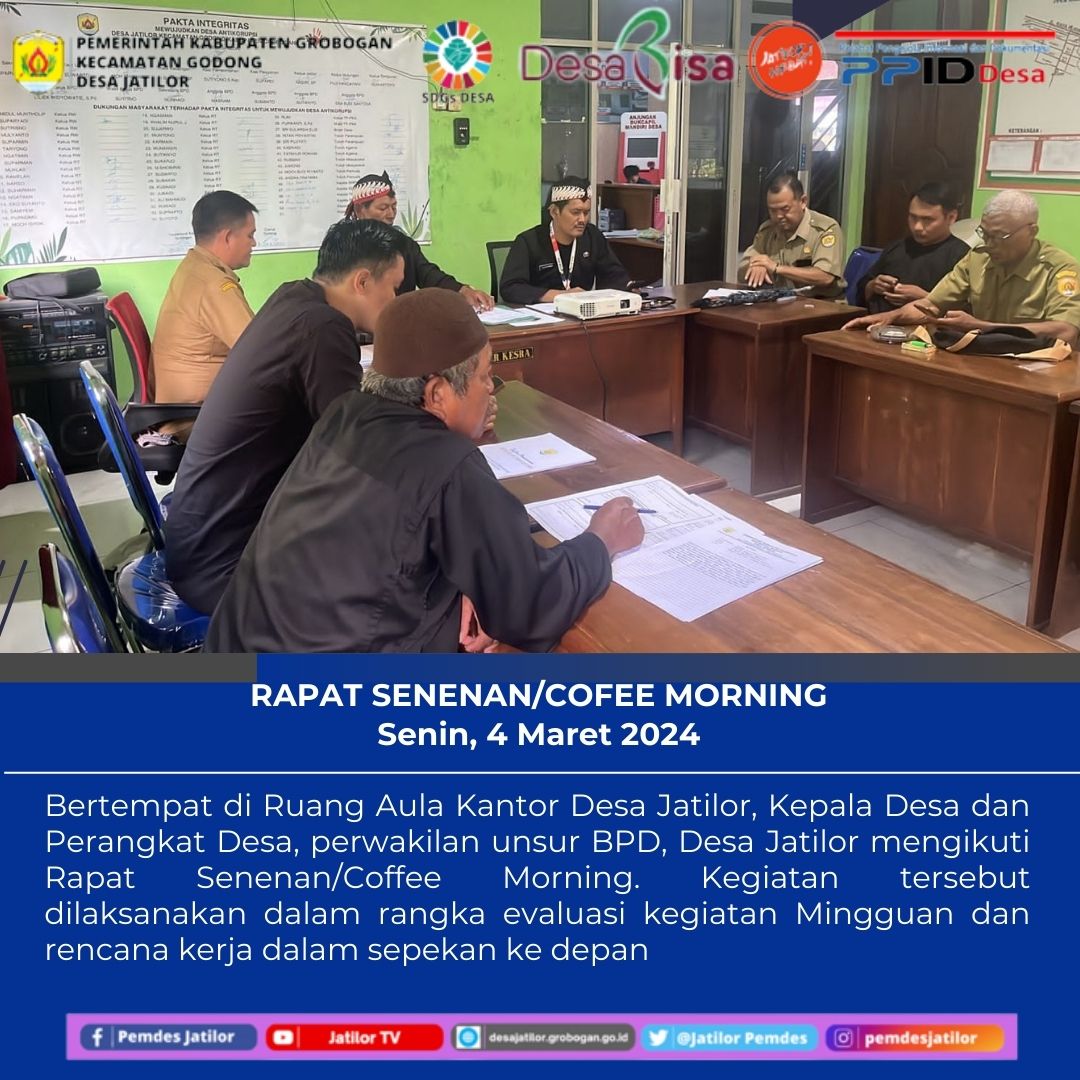 Rapat Senenan 20240304