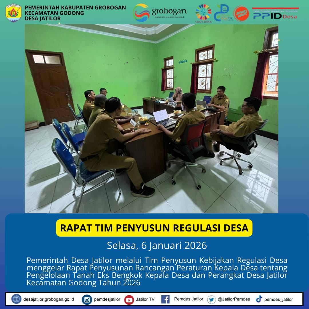 Rapat Tim Perkades Eks Bengkok 2026