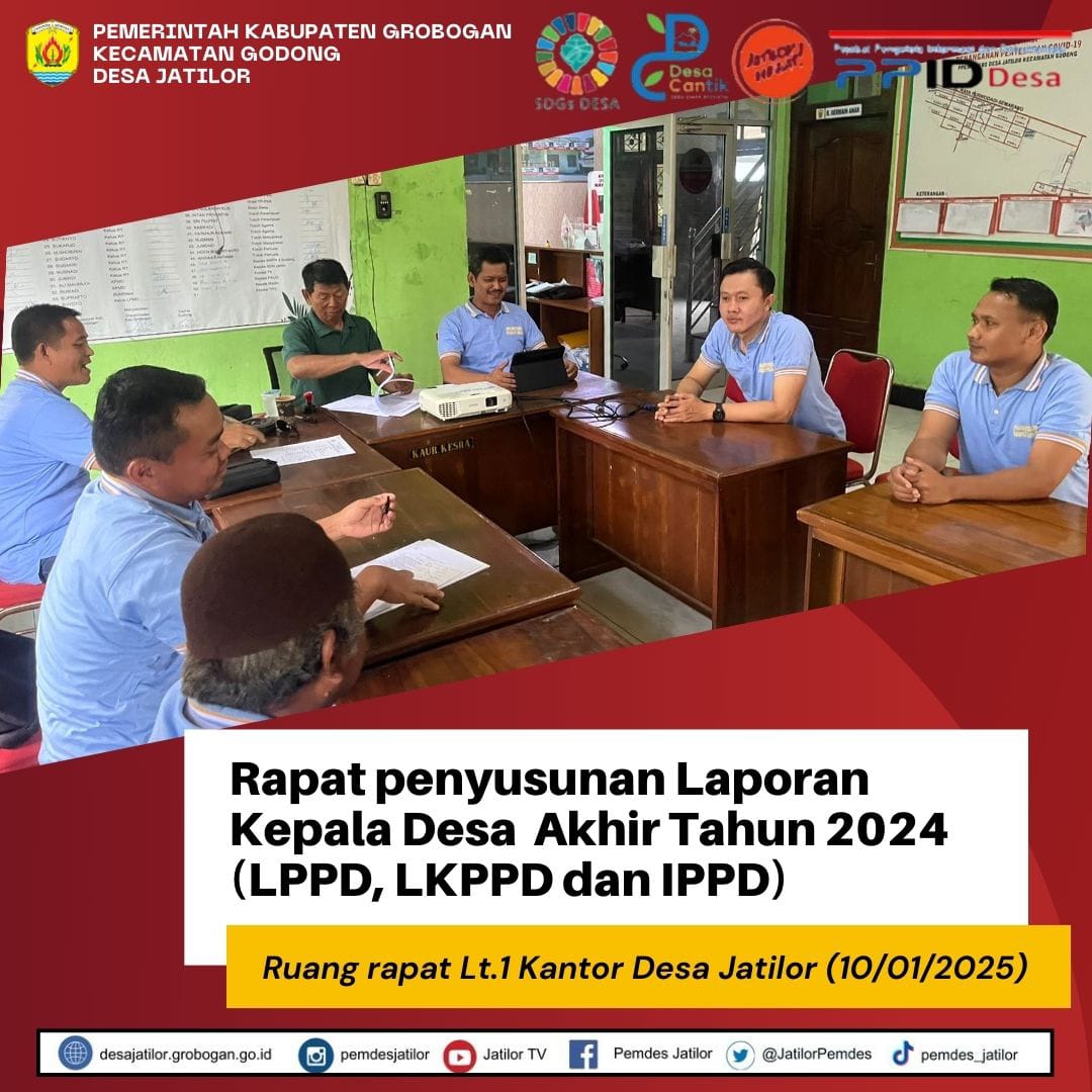 Rapat penyusunan LPPD 2024
