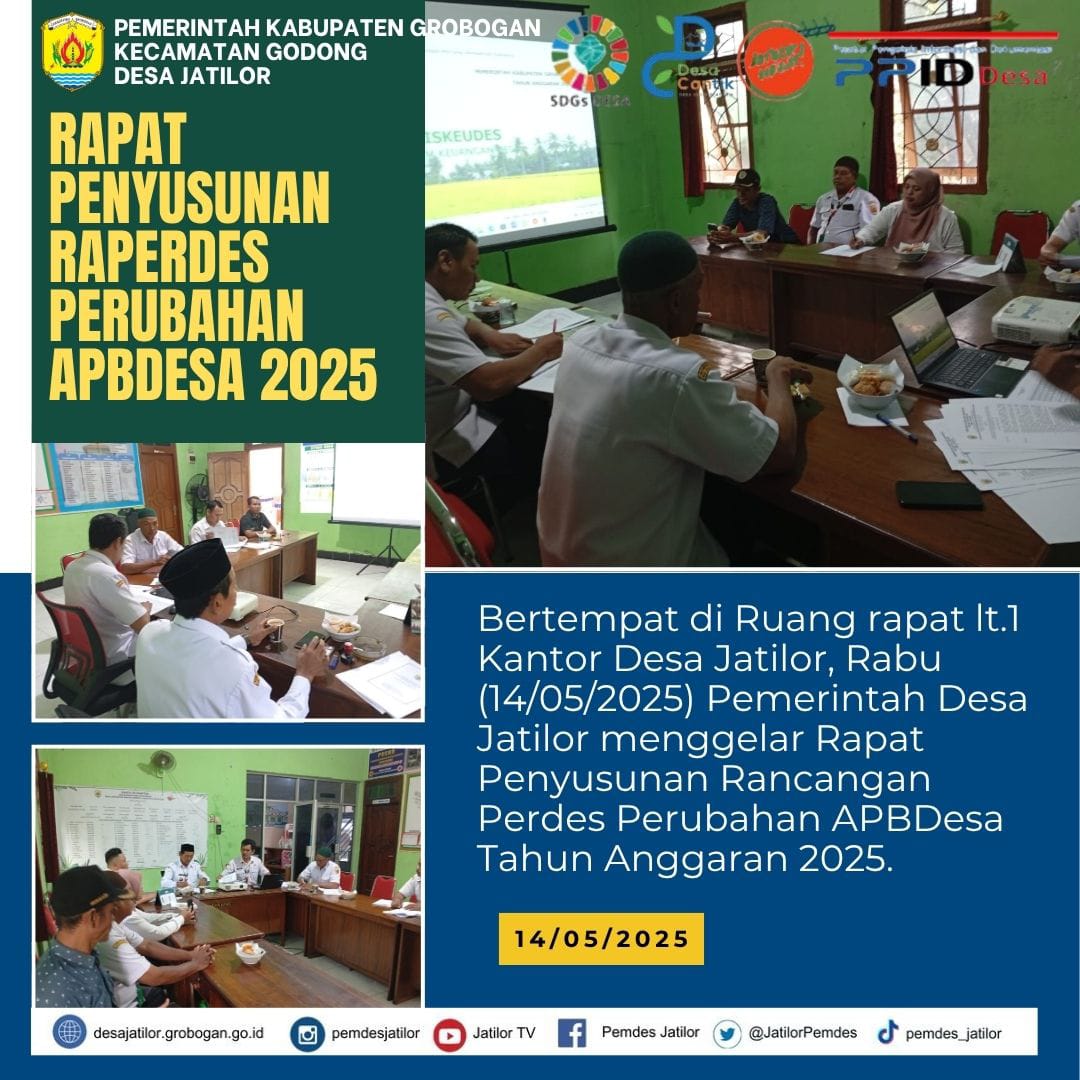Rapat penyusunan Perub APBDesa 2025