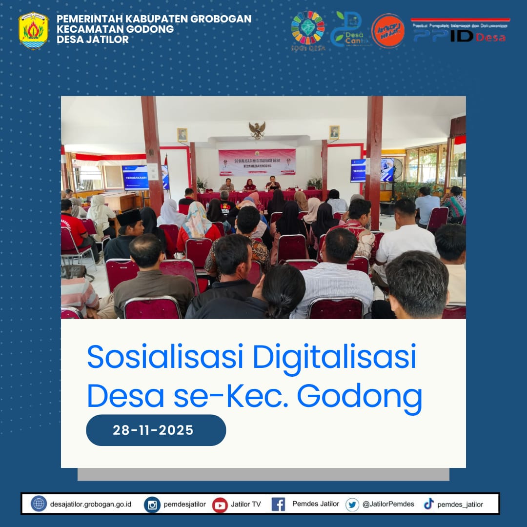 Sosialisasi Digitalisasi Desa se Kec Godong