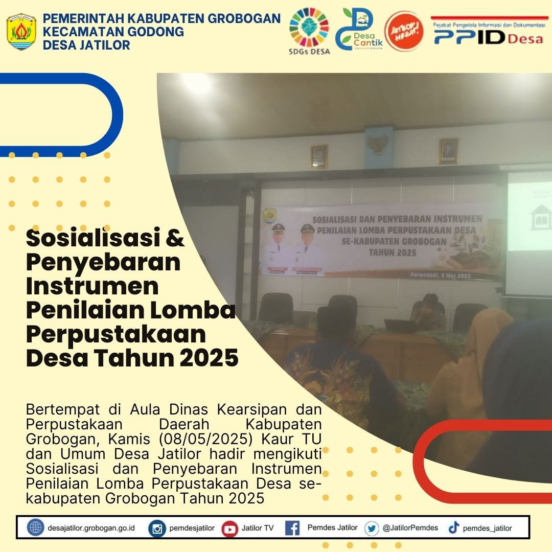 Sosialisasi Lomba Perpustakaan Desa 2025