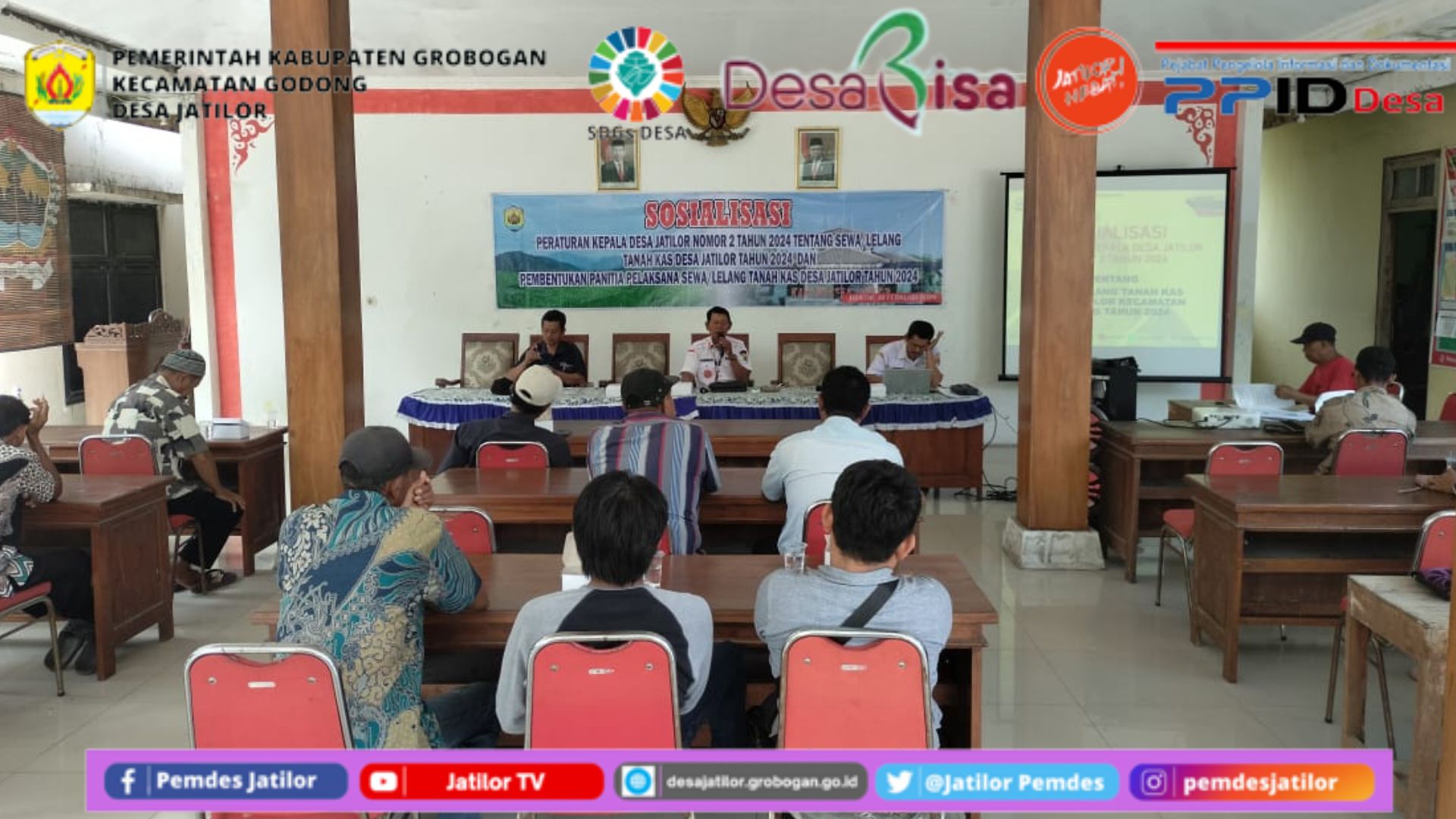 Sosialisasi Perkades Sewa TKD 2024