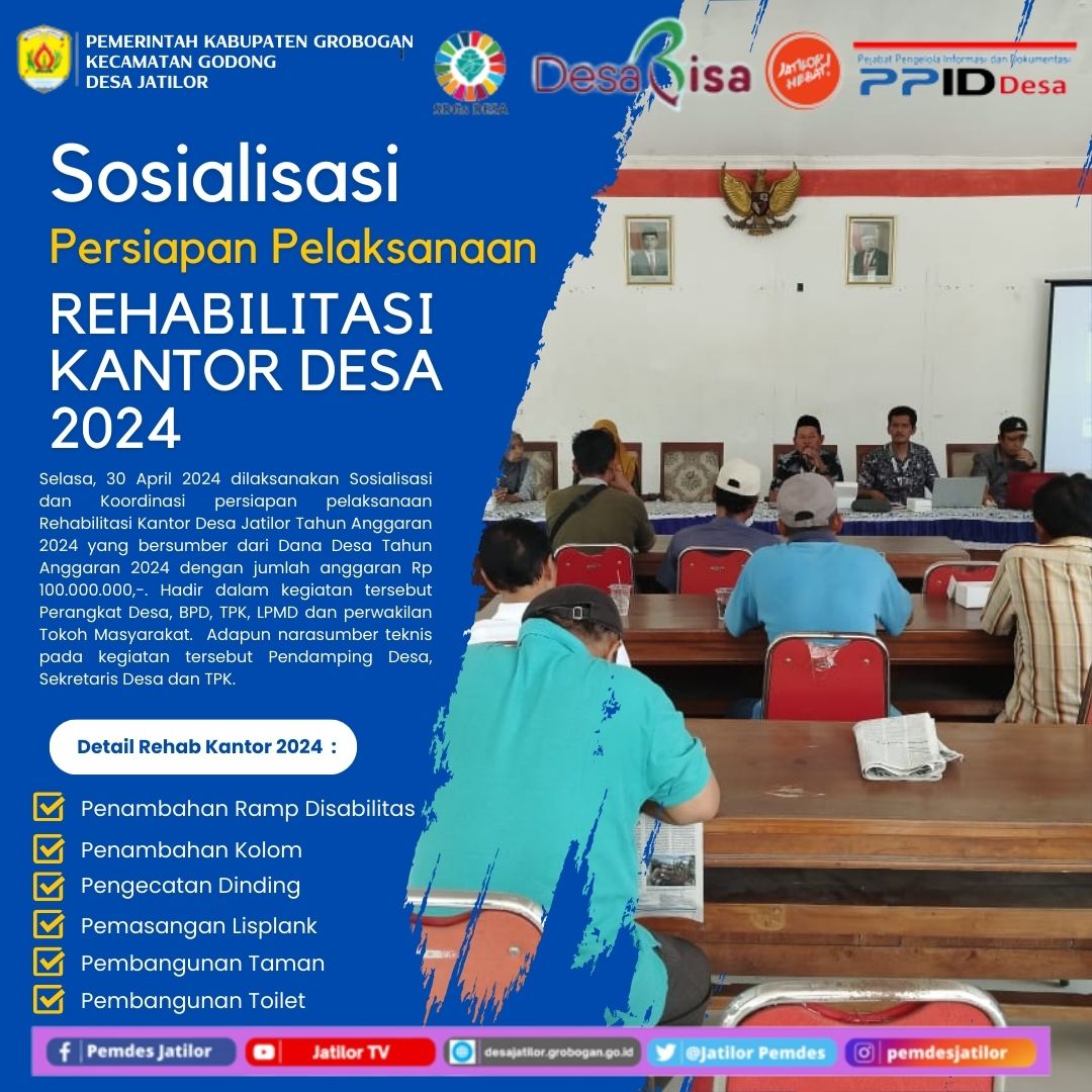 Sosialisasi Rehab Kantor 2024