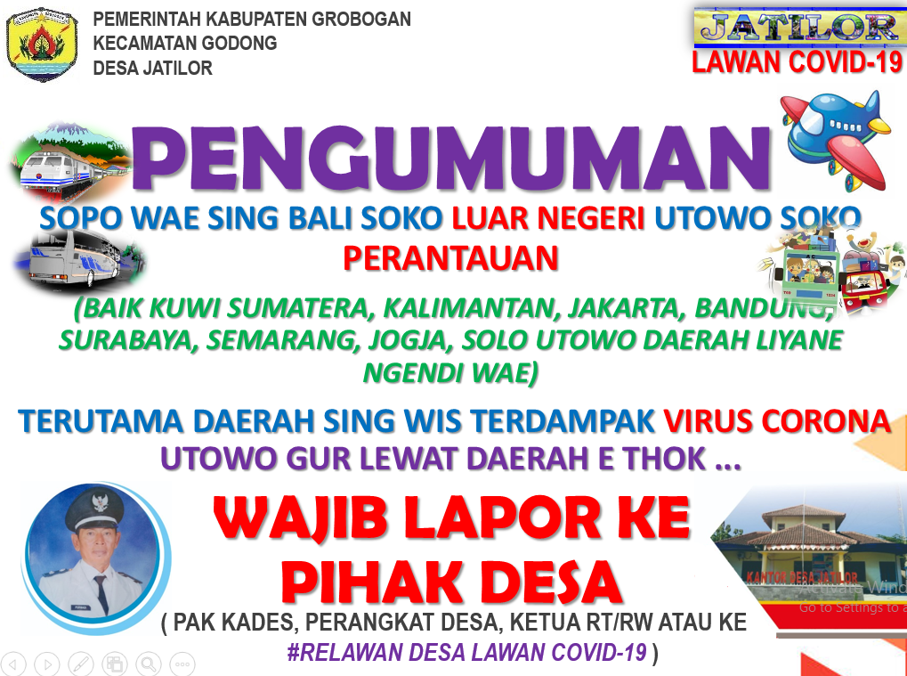 WAJIB LAPOR KE DESA