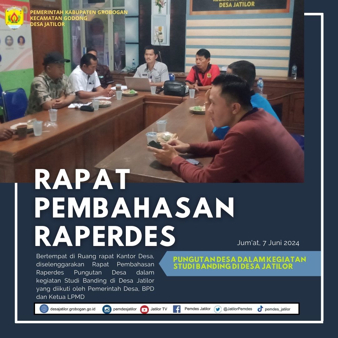 pembahasan raperdes pengutan