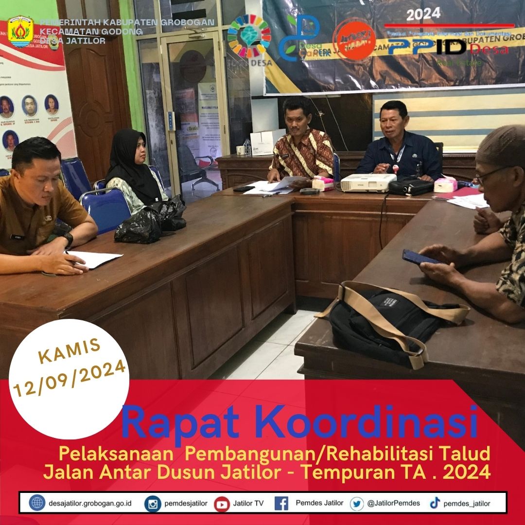 rakor talud antar dsn