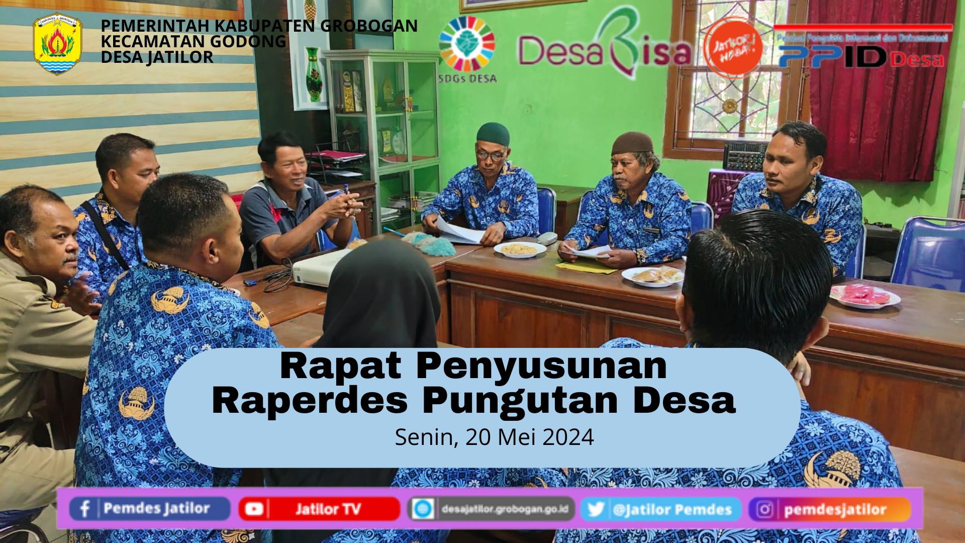 rapat raperdes pungutan desa1
