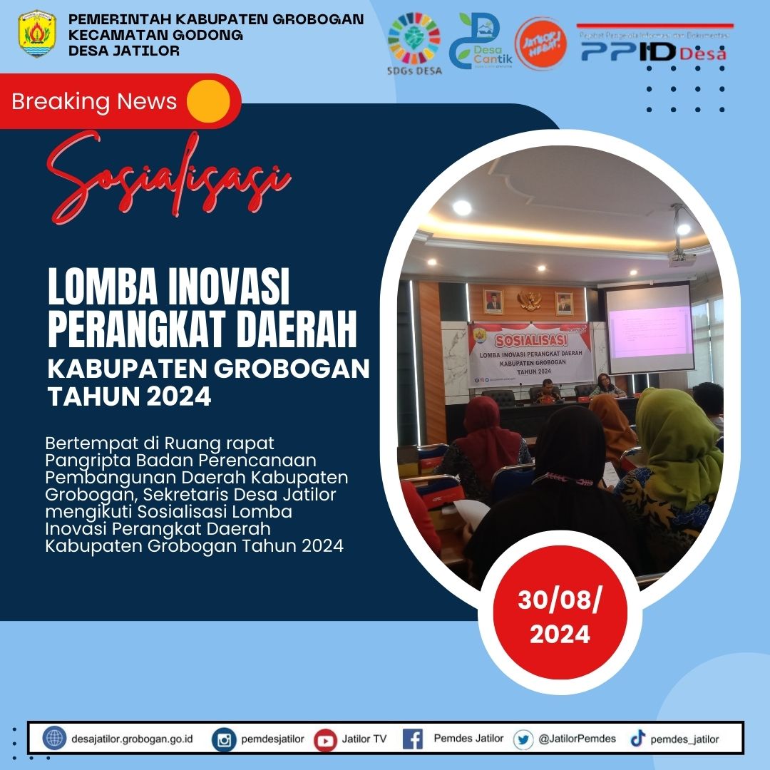 sosialisasi Inovasi Perangkat Daerah 2024