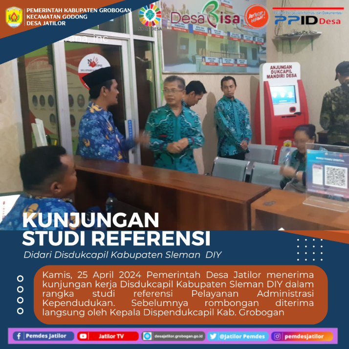 studi referensi Adminduk di Desa Jatilor